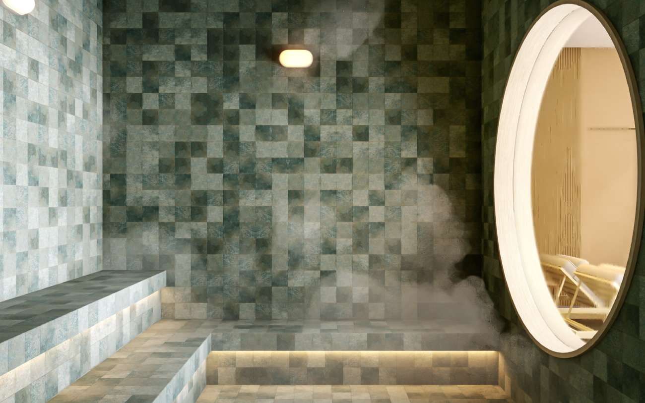 Perspectiva Ilustrada da Sauna
